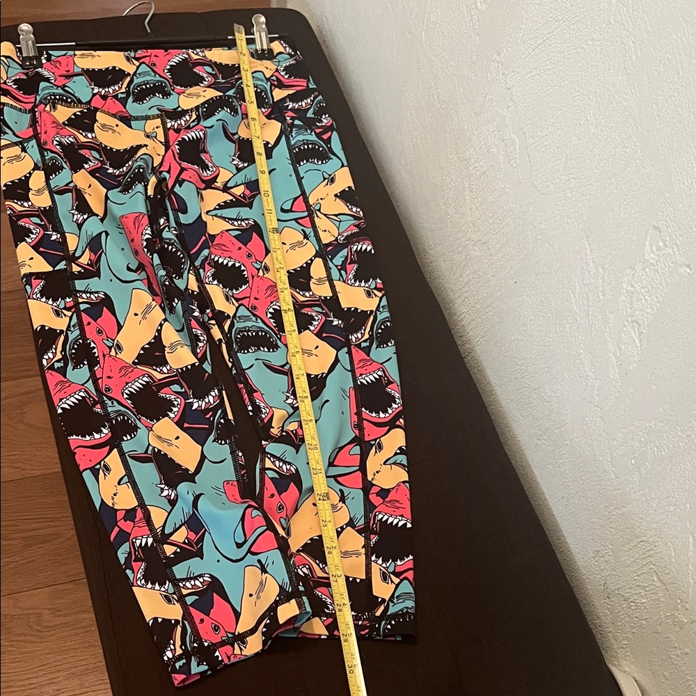#0816+ Constantly Varied Gear Shark Print Leggings - Multicolor - Picture 3 of 4